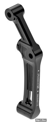 SUPPORT D'ETRIER RADIAL - ETRIER RICK' MOTORCYCLES - CLUBSTYLE BRAKE CALIPER ADAPTER - POUR DISQUE DE FREIN DE : 11.80" / 11,5" / COTÉ : GAUCHE - NOIR - S8-CS40300-L