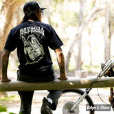  - TEE-SHIRT MANCHES COURTES - BILTWELL -  Metal t-shirt - COULEUR : NOIR
