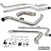 - COLLECTEUR TOURING 17UP MILWAUKEE EIGHT - COBRA - TRUE DUAL - CHROME - 6257