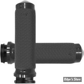POIGNEES AVON - MEMORY GRIPS - TIRAGE ELECTRONIQUE TBW - DIAMETRE : 1.375" / SMALL - ROUND - FINITION : NOIR ANODISE - 956130 / MF-63-ANO-FLY