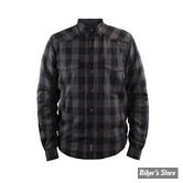VESTE - JOHN DOE - MOTORSHIRT XTM - GRIS / NOIR - TAILLE 4XL