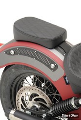 SELLE SOLO - INDIAN SCOUT / SCOUT SIXTY - DRAG SPECIALTIES - PAD PILLION REAR BOBBER - DIAMOND STITCH - NOIR : POUF