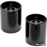 EXTENSIONS DE RISERS  - POUR DIAMETRE DE RISERS / GUIDON DE 25,40MM (1") - HAUTEUR : 38.10MM (1 1/4") - NOIR BRILLANT