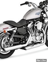  Silencieux Vance & Hines Twin Slash - Sportster 04/13 - chrome - 16839