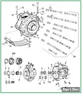  ECLATE J - PIECE N° 00 - ECLATE PIECES CARTER MOTEUR - BIGTWIN 48/69