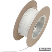 FIL ELECTRIQUE 0.80MM / 18-GAUGE - NAMZ - COULEUR : BLANC - 100 FOOT - LES 30 METRES - NWR-9-100