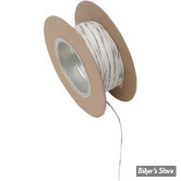 FIL ELECTRIQUE 0.80MM / 18-GAUGE - NAMZ - COULEUR : BLANC / MARRON - 100 FOOT - LES 30 METRES