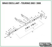  ECLATE O - PIÈCE N° 00 - ECLATE DES PIECES DE BRAS OSCILLANT - TOURING 2002 / 2008