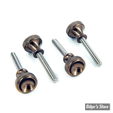 KIT DE VISSERIE DE CARTERS LATERAUX - FXR 82/94 - OEM 3260 / 6703 - POWERPLANT P16 - FXR SIDE COVER QUICK SCREW SET - BRONZE