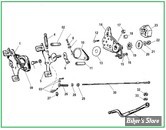  ECLATE IE  - PIECE N° 00 - ECLATE COMMANDE EMBRAYAGE AU PIED - BIGTWIN 36/78 