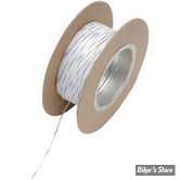 FIL ELECTRIQUE 0.80MM / 18-GAUGE - NAMZ - COULEUR : BLANC / VIOLET - 100 FOOT - LES 30 METRES