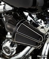 - FILTRE A AIR - ARLEN NESS -  Monster Sucker Air Cleaner - TOURING 08/16 / SOFTAIL 16/17 / DYNA FXDLS 16/17 - AVEC COUVERCLE - BEVELED - NOIR - 81-008