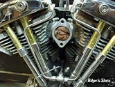 ECLATE F - PIECE N° 25 - DURITES DE CACHES CULBUTEURS SHOVELHEAD - OLD-STF - INOX SATINE -STFS66