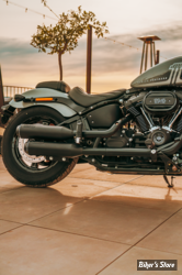 SILENCIEUX - BLACK DUCK - SOFTAIL M8 FXLR / FXBB 18/24 - BOMBARDIER - FINITION : NOIR MAT