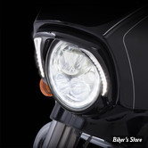 7 - CERCLAGE AVEC ECLAIRAGE - TOURING 14UP - CIRO PRODUCT - HEADLIGHT BEZEL - NOIR - 45201