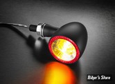 CLIGNOTANT A LEDS -   KELLERMANN - BULLET DF 1000 - 3 FONCTIONS - Finition : Noir - LA PIECE - 180.200