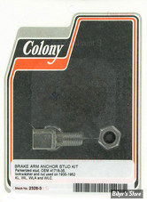 ECLATE H - PIECE N° 19 - PIVOT DE MACHOIRE - OEM 41716-35 / 4037-35 / 7045 / 7793 - COLONY - PARKERISÉ - 2326-3