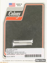 ECLATE M - PIECE N° 61 - KIT VISSERIE DE PRISE D'AIR - OEM 1408-35 / 29181-35 - COLONY - ZINC - 3147-2