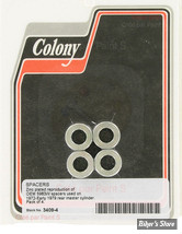 ECLATE J - PIECE N° 12 - ENTRETOISE DE M/CYL - OEM 5983W - COLONY - ZINC - LES 4 PIÈCES