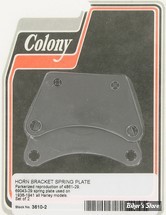 ECLATE K - PIECE N° 02 - PLAQUE À RESSORT POUR SUPPORT DE KLAXON - OEM 4861-29 / 69043-29 - COLONY - 3610-2