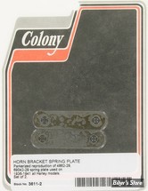 ECLATE K - PIECE N° 01 - PLAQUE À RESSORT POUR SUPPORT DE KLAXON - OEM 4862-29 / 69042-29 - COLONY - 3611-2