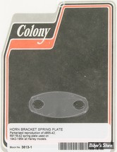 ECLATE K - PIECE N° 15 - PLAQUE À RESSORT POUR SUPPORT DE KLAXON - OEM 4855-42 / 69118-42  - COLONY - 3613-1