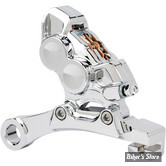 ETRIER ARRIERE ARLEN NESS - DYNA 08/17 - NESS 4 PISTON CALIPER & BRACKET KIT - CHROME - 02-324