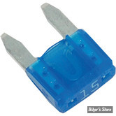 FUSIBLE 15A - FUSIBLE MINI-FUSE - 10.9mm - 15A - NAMZ - BLEU - OEM 71779-98 / 72330-95 / 72347-94 - NF-MIN-15 - LA PIECE