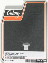 ECLATE J - PIECE N° 01 - BOUCHON DE VIDANGE - CARTER MOTEUR 30/70 - OEM 453-11 / 700 - COLONY - ZINC - 8117-1