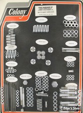 - KIT VISSERIE MOTEUR - SHOVELHEAD 66/69 - CHROME - 8307 CHR