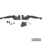 ECLATE L - PIECE N° 06 / 08 - KIT LEVIERS SPORTSTER 07/13 & 1200XR 08/12 - OEM 42806-04 / 45356-07 - PSR - REGLABLES - JOURNEY - PAIRE - NOIR