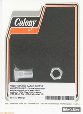 ECLATE L - PIECE N° 36 - VIS DE RÉGLAGE ET ECROU - OEM 38674-28 / 7827 / 4165-28 / 4166-28 - COLONY - CHROME - 9740-2