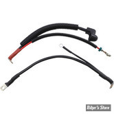 KIT CABLES DE BATTERIE - TOURING 2017UP - OEM 66000116 / 69201130 -  DRAG SPECIALTIES - E25-0091B-D10