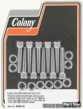 ECLATE I - PIECE N°46 - VISSERIE DE CARTER DE DISTRIBUTION - TWIN CAM 99UP - COLONY - ALLEN / CHROME - 9946-20