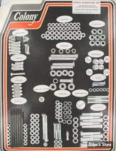 - KIT VISSERIE MOTEUR - SHOVELHEAD 79/80 - ZINC - 8313 CAD