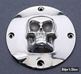 ECLATE I - PIECE N° 18 - COUVERCLE D EMBRAYAGE - SPORTSTER 94/03 - OEM 34742-94 / A - SKULL - alu poli