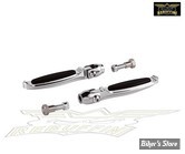 Repose-pieds passager Rebuffini - Ellipse - Softail 86/99 - Poli