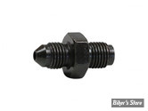 - RACCORD DE CONNECTION : AN3 3/8"-24 > AN3 3/8"-24 - GOODRIDGE - NOIR - 815-03VBK