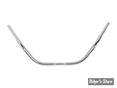 - 32MM - 1 1/4" - GUIDON BEACH BAR - BURLY BRAND - 1 1/4 - FAT BIKINI BEACH BAR - CHROME - B12-3501C