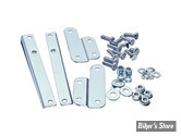 PARE BRISE NATIONAL CYCLE : KIT DE MONTAGE BEADED / TOURING / CHOPPED - CHROME - KIT-CHQ