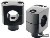 RISERS CCE SQUARE - HAUTEUR :  25.40MM - Risers CUSTOM - SQUARE STYLE - SHORTY - 1" - NOIR