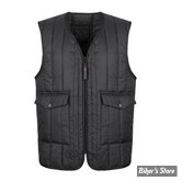 GILET SANS MANCHE - JOHN DOE - CLASSIC BIKER - NOIR - TAILLE 3XL