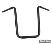 GUIDON 32MM SUR RISERS 32MM / GUIDON APEHANGER - HAUTEUR : 48.00CM / 19" - SANTEE -  NOIR