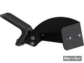 -  SUPPORT DE PLAQUE LATERALE - THUNDERBIKE - SOFTAIL FXDRS 19/20 - DESIGN : LONG - NOIR MAT - 28-74-190