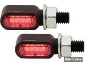 -FEU DE POSITION / FEU STOP / CLIGNO - HIGHSIDER - LITTLE BRONX - HIGHSIDER pro Little Bronx LED 3-in-1 - 3 FONCTIONS - CORPS CHROME / CABOCHON FUME