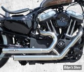 - ECHAPPEMENT HOMOLOGUE - SPORTSTER 04/16 - BSL - Top Chopp Staggered Exhaust System - POLI - BSL 600909/I/SM