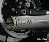  SILENCIEUX - SPORTSTER 04/13 - V-PERFORMANCE - DOUBLE SLIP-ON MUFFLER - STRAIGHT CUT - CHROME - AHAR0030002