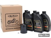KIT HUILE SYNTHETIQUE - Synthetic Performance MTP SAE20W50 - 17-24 Touring, 17-24 Trike, 18-24 Softail - FILTRE A HUILE : NOIR -  REVTECH