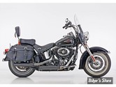 SILENCIEUX - REVTECH - SOFTAIL TWINCAM FXST / FLSTC / FXSB 07/16  - PERFORMANCE SLIP-ON - NOIR - EURO 3