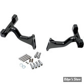 SUPPORTS DE MARCHES PIEDS ARRIERE - TOURING 93UP - OEM 50789-99 / 50789-99B - VERSION SURELEVÉE - NOIR - DRAG SPECIALTIES